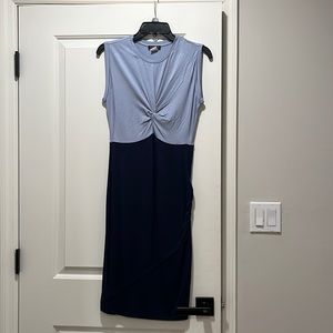 venus light blue+dark blue dress, size small